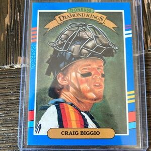 CRAIG BIGGIO CATCHER FOR THE ASTROS